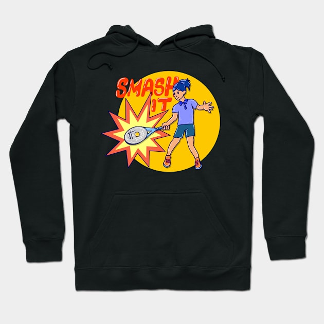 Smash It Win it Hoodie by ibenboy illustration